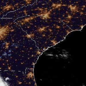 météo tropicale : Image satellite .