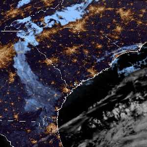 météo tropicale : Image satellite .