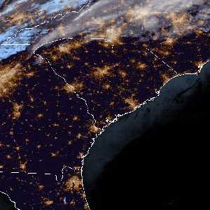 météo tropicale : Image satellite .