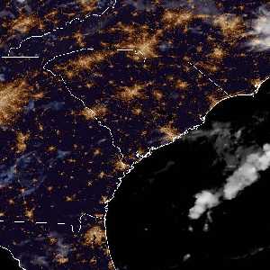 météo tropicale : Image satellite .
