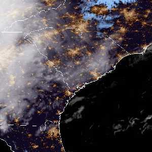 météo tropicale : Image satellite .