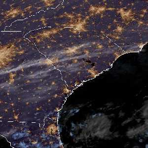 météo tropicale : Image satellite .