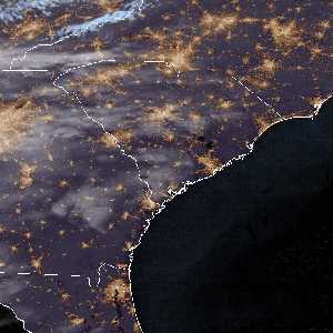 météo tropicale : Image satellite .