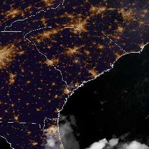 météo tropicale : Image satellite .