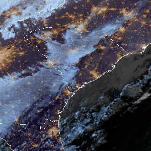 météo tropicale : Image satellite .