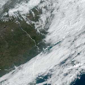 météo tropicale : Image satellite .