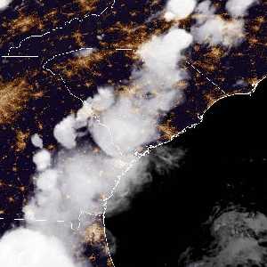 météo tropicale : Image satellite .