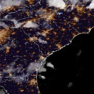 météo tropicale : Image satellite .