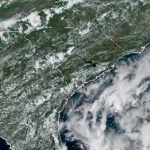 météo tropicale : Image satellite .