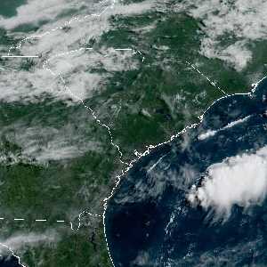 météo tropicale : Image satellite .
