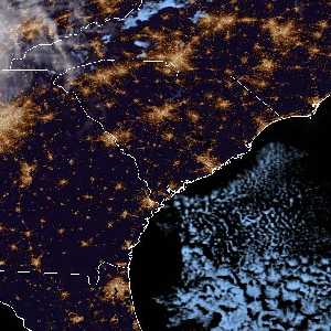 météo tropicale : Image satellite .