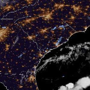 météo tropicale : Image satellite .