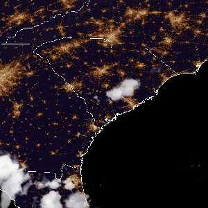 météo tropicale : Image satellite .