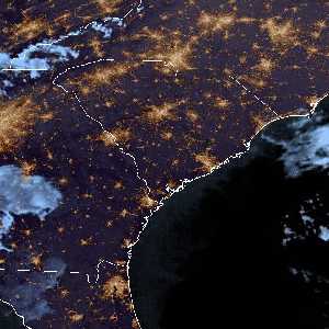 météo tropicale : Image satellite .
