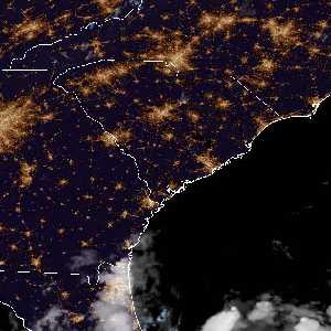 météo tropicale : Image satellite .