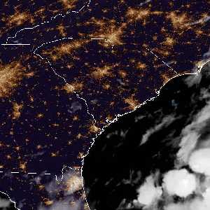météo tropicale : Image satellite .