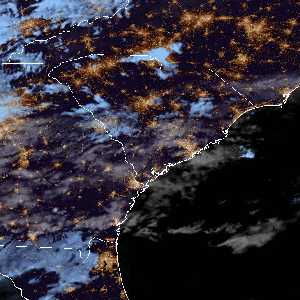 météo tropicale : Image satellite .