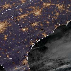 météo tropicale : Image satellite .