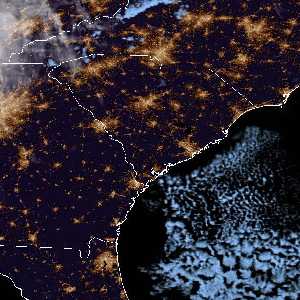 météo tropicale : Image satellite .