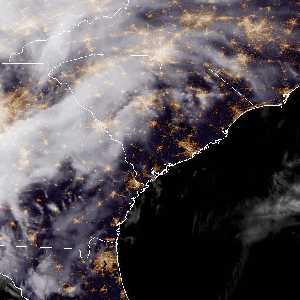 météo tropicale : Image satellite .