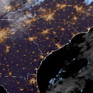 météo tropicale : Image satellite .