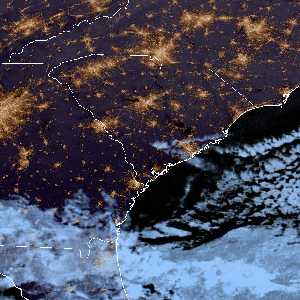 météo tropicale : Image satellite .