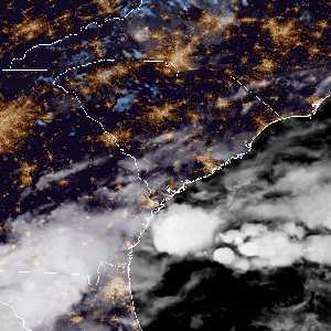 météo tropicale : Image satellite .