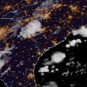 météo tropicale : Image satellite .