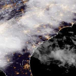 météo tropicale : Image satellite .