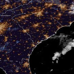 météo tropicale : Image satellite .