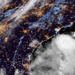 météo tropicale : Image satellite .