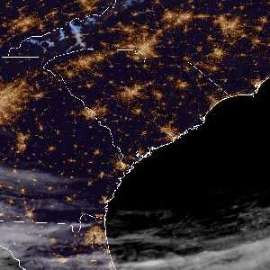 météo tropicale : Image satellite .