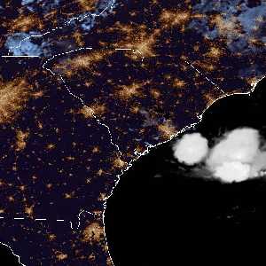 météo tropicale : Image satellite .