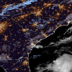 météo tropicale : Image satellite .