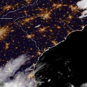 météo tropicale : Image satellite .