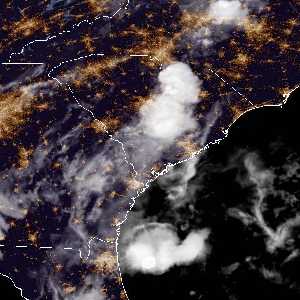 météo tropicale : Image satellite .