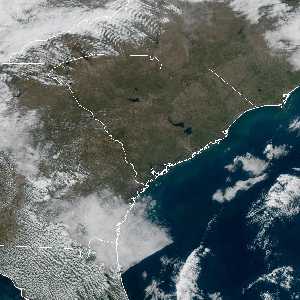météo tropicale : Image satellite .