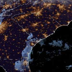 météo tropicale : Image satellite .