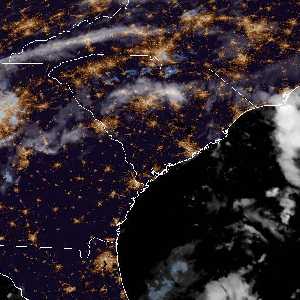 météo tropicale : Image satellite .