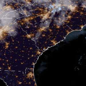 météo tropicale : Image satellite .