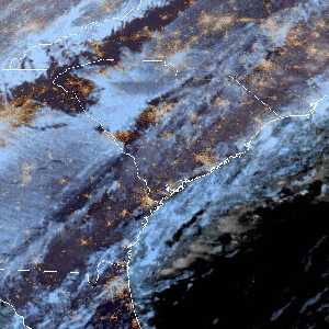 météo tropicale : Image satellite .