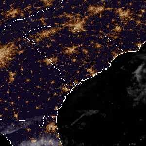 météo tropicale : Image satellite .