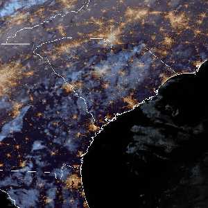 météo tropicale : Image satellite .