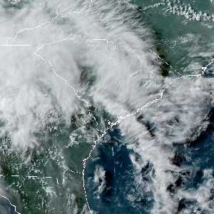 météo tropicale : Image satellite .