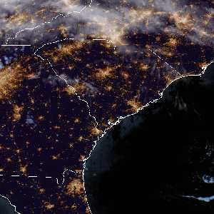 météo tropicale : Image satellite .