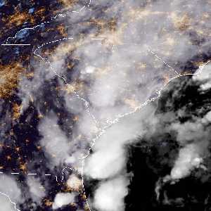 météo tropicale : Image satellite .