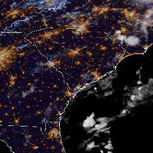 météo tropicale : Image satellite .
