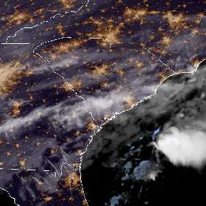 météo tropicale : Image satellite .