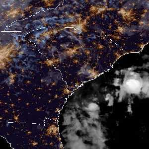 météo tropicale : Image satellite .