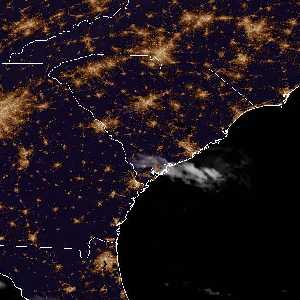 météo tropicale : Image satellite .